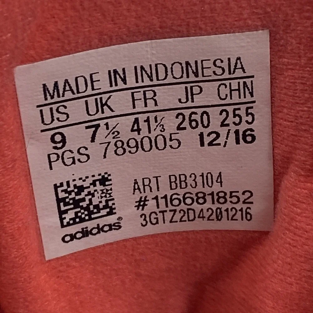 Adidas Boost Supernova St Continental Size 9 Women's‎ Running Shoes PGS 789005